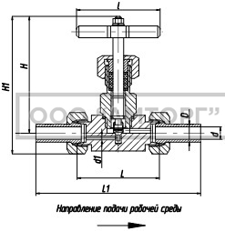 Клапаны запорные игольчатые АРС20 фото 1